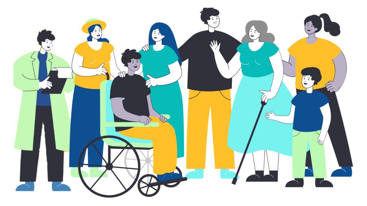 Illustration patients et professionnels de sant&eacute;